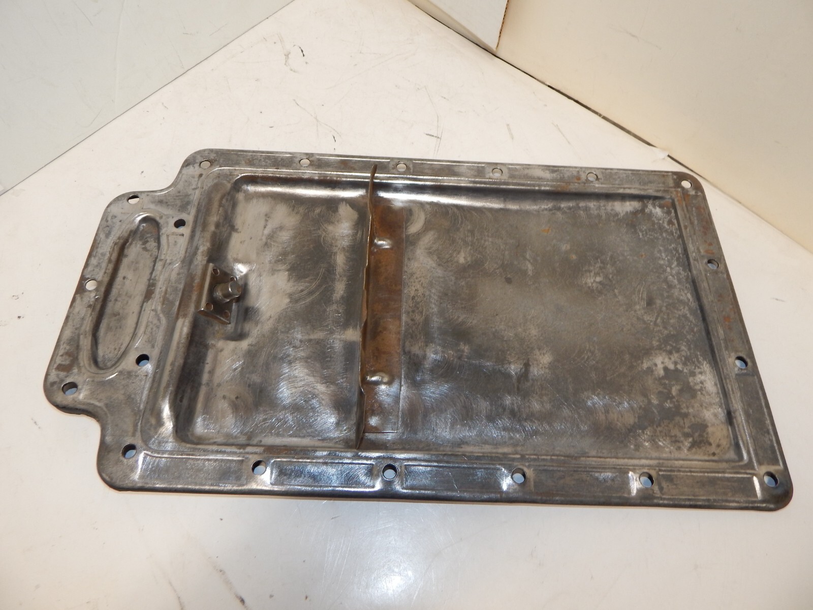 CHEVY CORVAIR OIL PAN WITH DRAIN BOL VINTAGE CAR PART eBay