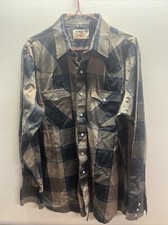 Youngbloods Western Shirt Mens L Multicolor Pearl Snap Long Sleeve Button Up