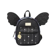 New betsey johnson Mini Hearts Wings Sparkle Backpack