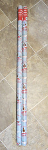 New Budweiser Clydesdale Holiday Beer Wrapping Paper 3.33' x 6 yd each 2 Rolls
