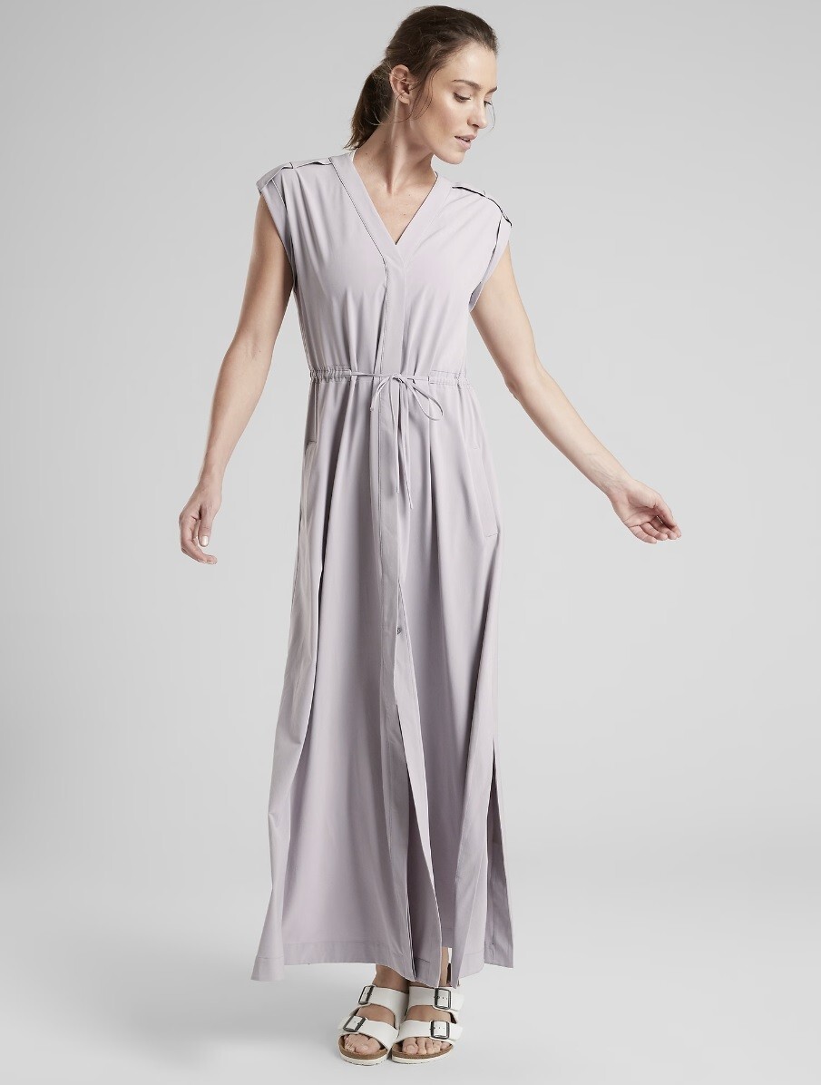 chinese dress ladies Elegant Ivory Bamboo Maxi Dress main image 1