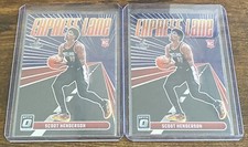 Scoot Henderson 2023 Panini Donruss Optic Express Lane Rookie RC #14 Lot (2)
