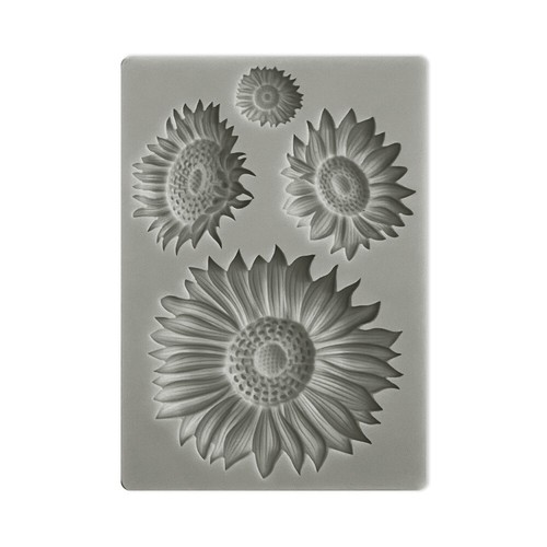 Stamperia - A6 - STAMPERIA SILICON MOULD - SUNFLOWER ART - 第 1/1 張圖片