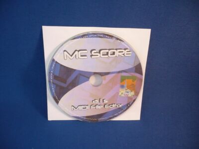CD Buch: Arbeiten mit MIDI Files -Sequenzer Midi Connection Score als MF-Editor!