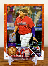 2023 Series 1 Base Orange Foil #91 Josh Naylor /299 - Cleveland Guardians