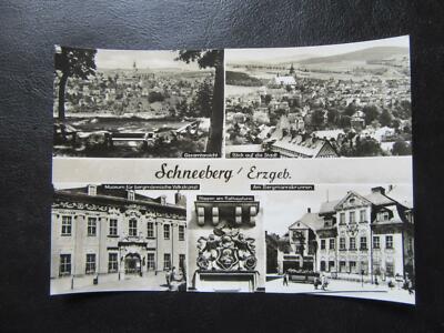 AK Schneeberg Erzgebirge um 1968 ungelaufen