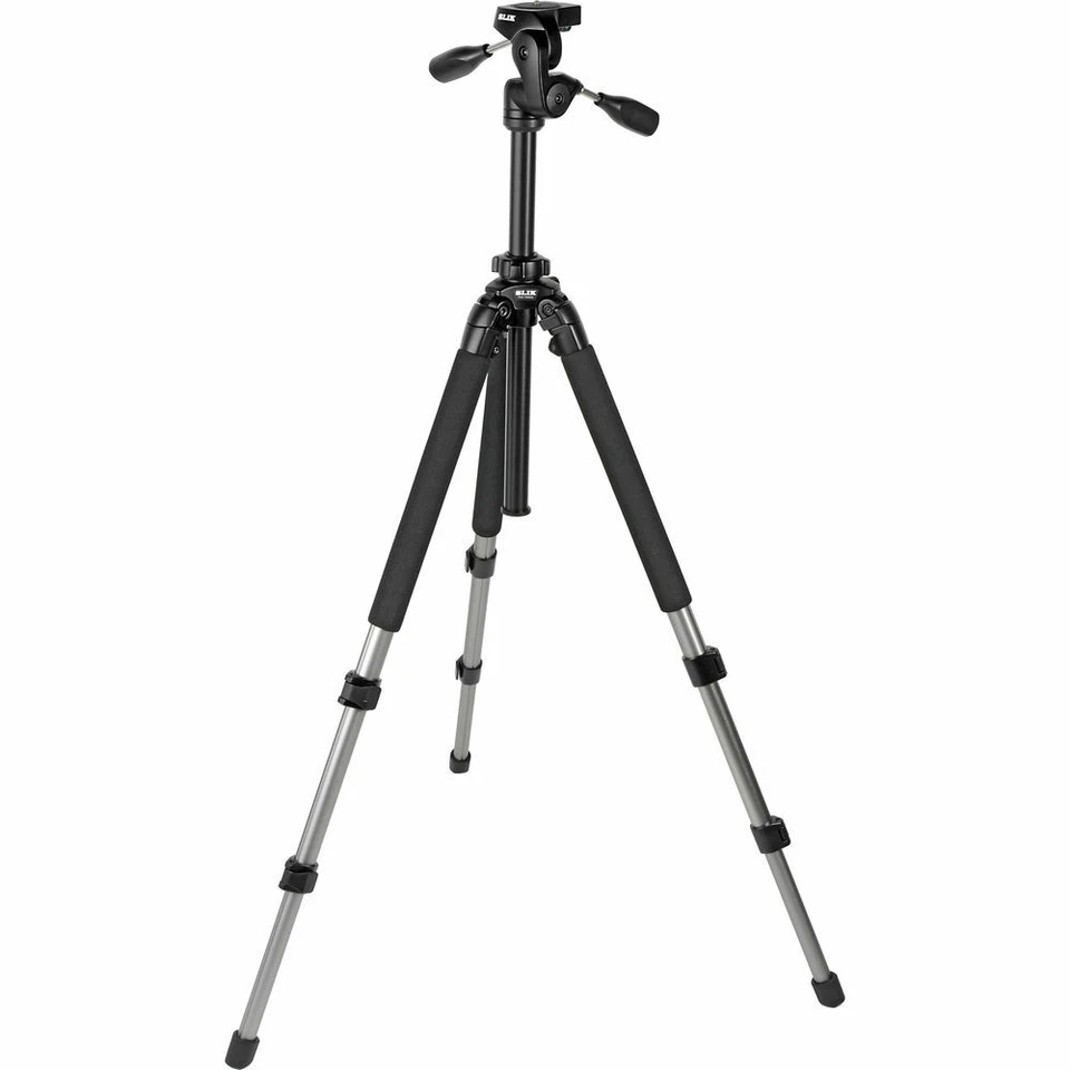 Trípode completo Slik Pro 700 DX con cabezal panorámico de 3 vías 615-315. EE. UU. Distribuidor autorizado Foto 2 de 4