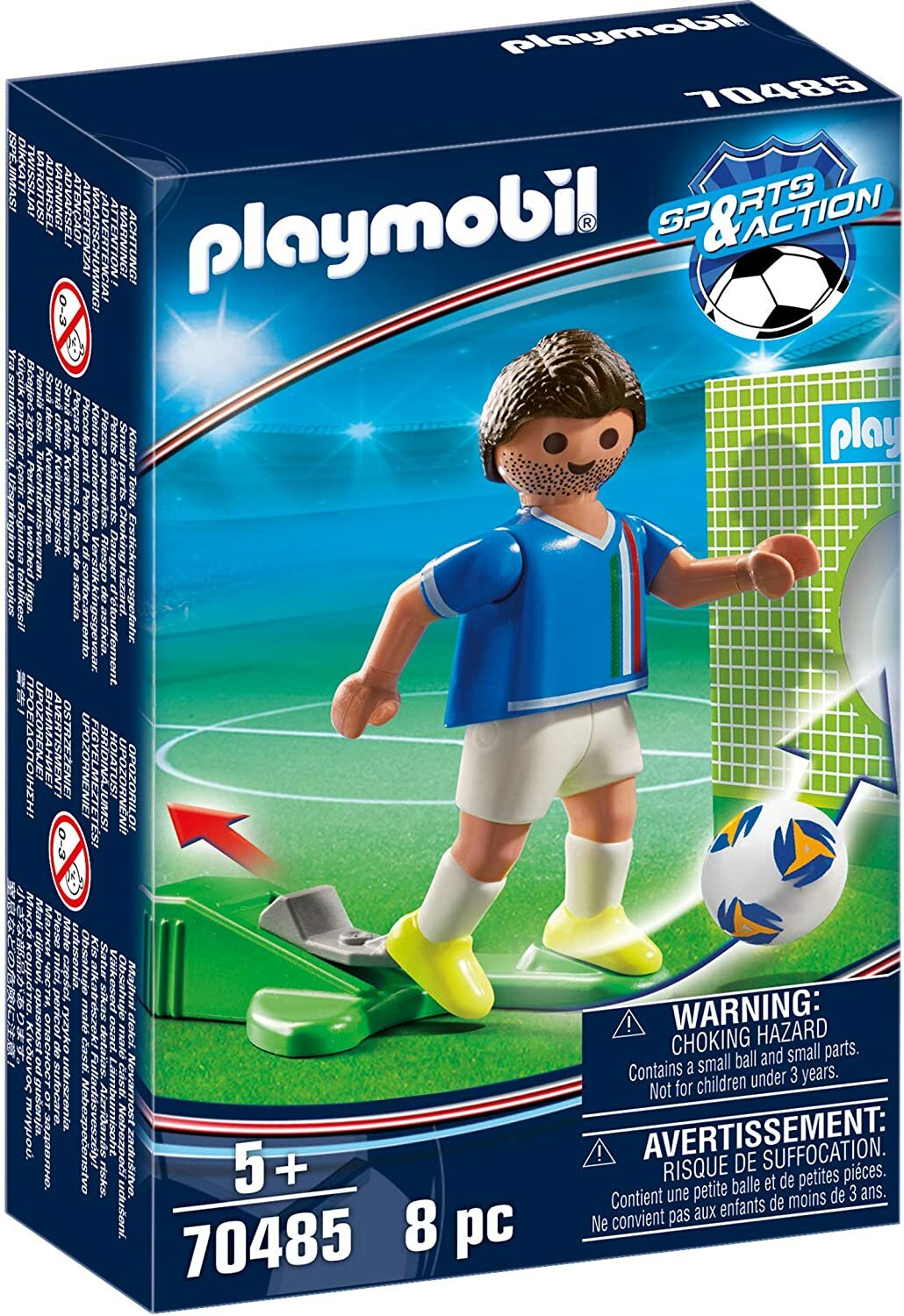 Playmobil® Sports Action 70485 - Joueur De Football Italie