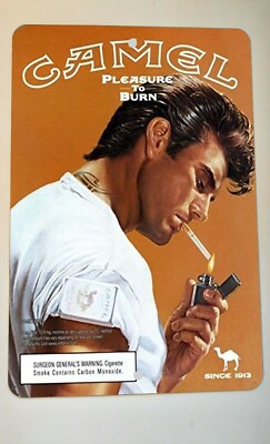 Camel Pleasure to Burn Vintage Ad 8x12 Metal Wall Sign | eBay