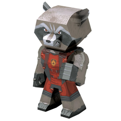 Metal Earth 3D Laser Cut Steel Model Guardians of the Galaxy Rocket MEM008