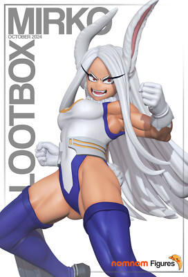 Rumi Usagiyama, Mirko, My Hero Academia, Figur, 3D Druck, Statue, UNBEMALT
