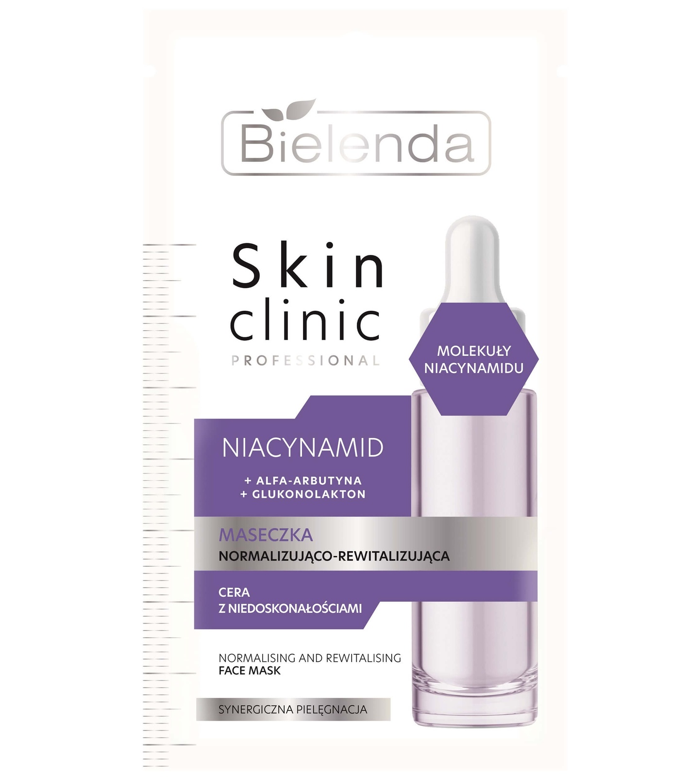 Bielenda Skin Clinic Professional Niacinamide Normalising Revitalising Mask 8g