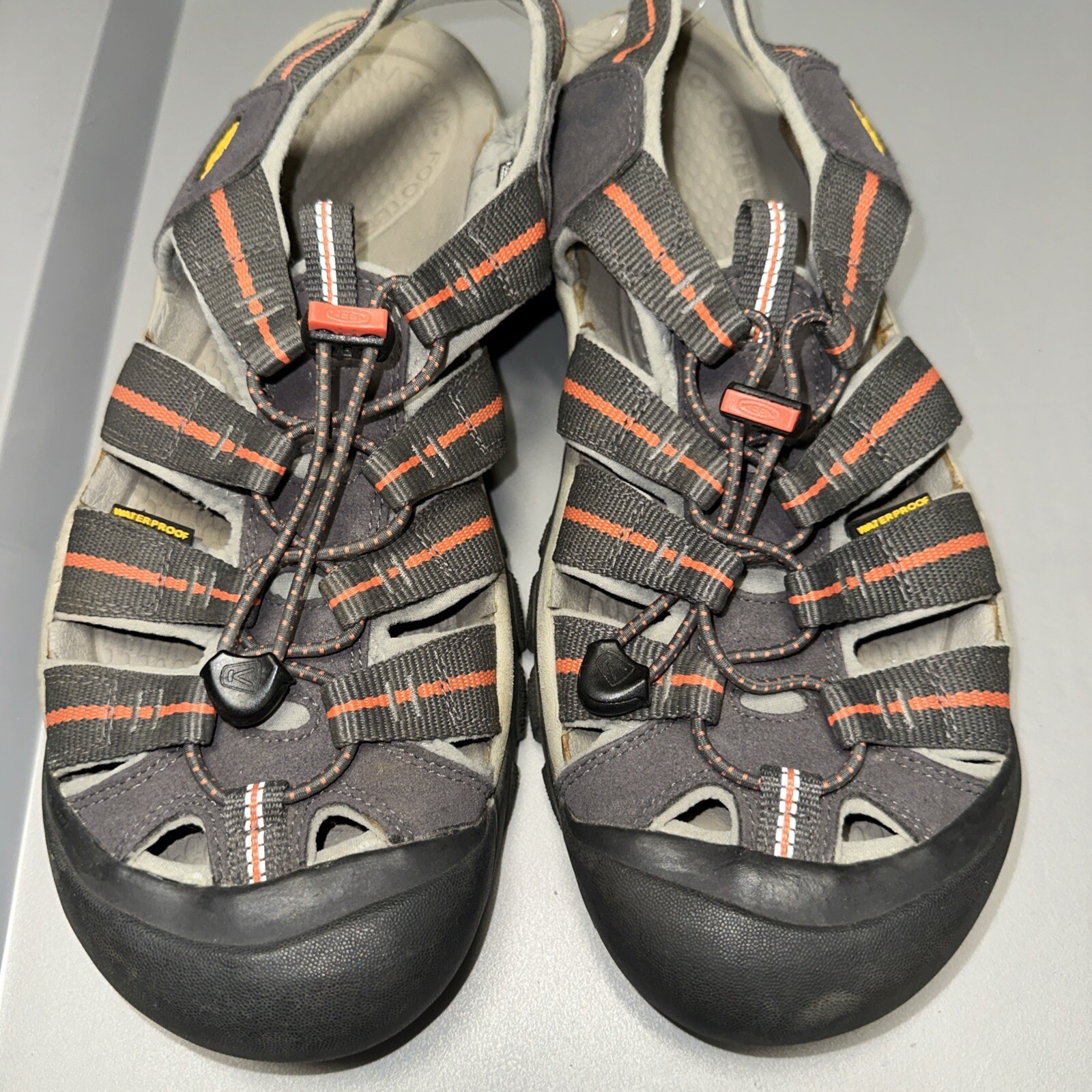 Sandali impermeabili Keen Newport H2 punta chiusa rosa antracite donna 11 escursionismo