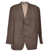 Chaps Ralph Lauren Men's Woolmark Lambs Wool Sports Coat Size 40 R
