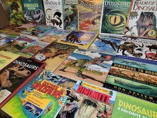 Lot of 10 Dinosaur Prehistoric Era Mammal Educational Kids Children Books RANDOM
