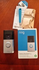 Ring Battery Video Doorbell Plus - Wireless Doorbell Camera 1536p - Night Vision