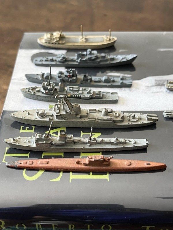 Lot of 10 Model Scale Ships 1/1250 West Germany Heinemeier Kolka Riga Klasse OSA