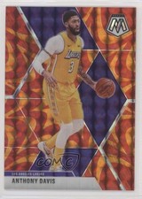 2019-20 Panini Mosaic Reactive Orange Prizm Anthony Davis #18 g0w