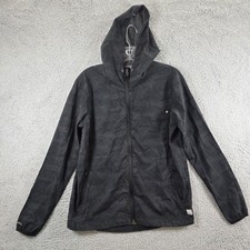 Vuori Women's Outdoor Trainer Jacket Shell Black Heather VW501 Size Small