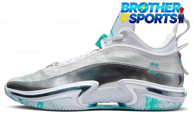 Guo Ailun x Air Jordan 36 PF Low White Hyper Jade for Sale