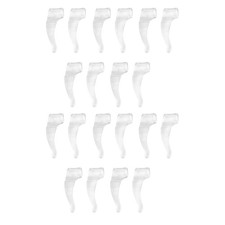 20Pcs Silicone Anti-Slip Glasses Ear Hooks Tip Eyeglass Grip Temple Holder G