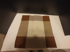 Charles Craft Hopscotch Brown Plaid 14Ct Aida Cloth 15"x15" Cross Stitch Fabric