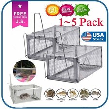 1 5Pc Live Humane Cage Trap for Squirrel Chipmunk Rat Mice Rodent Animal Catcher
