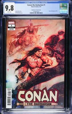 Conan the Barbarian #1 CGC 9.8 Sienkiewicz Variant Marvel 2019