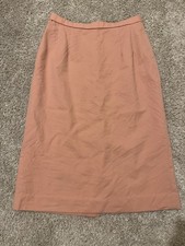 VTG Pendleton Women s 100 Virgin Wool Pink Pencil Skirt Size 6 Lined 80s 90s