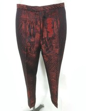 Jean Paul Gaultier Femme Jacquard Weave Slacks 40 W64 Used