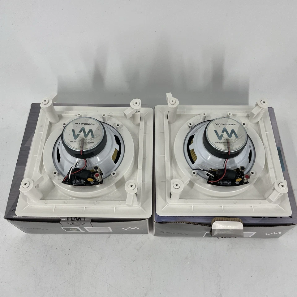Pair Of VM AUDIO Elux 5.25” In-Wall Speaker VM WS525 E - Image 3 of 4