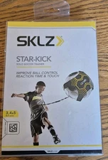 SKLZ STAR KICK SOLO SOCCER TRAINER ADJUSTABLE SIZE BALL SIZE 3,4,5 BRAND NEW