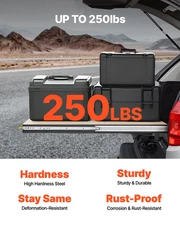 Heavy Duty Drawer Slides 60inch, 3-Fold Full Extension