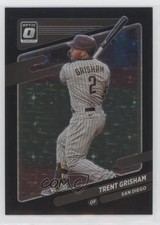 2021 Panini Donruss Optic Black Stars Prizm 90/149 Trent Grisham #125 7s2