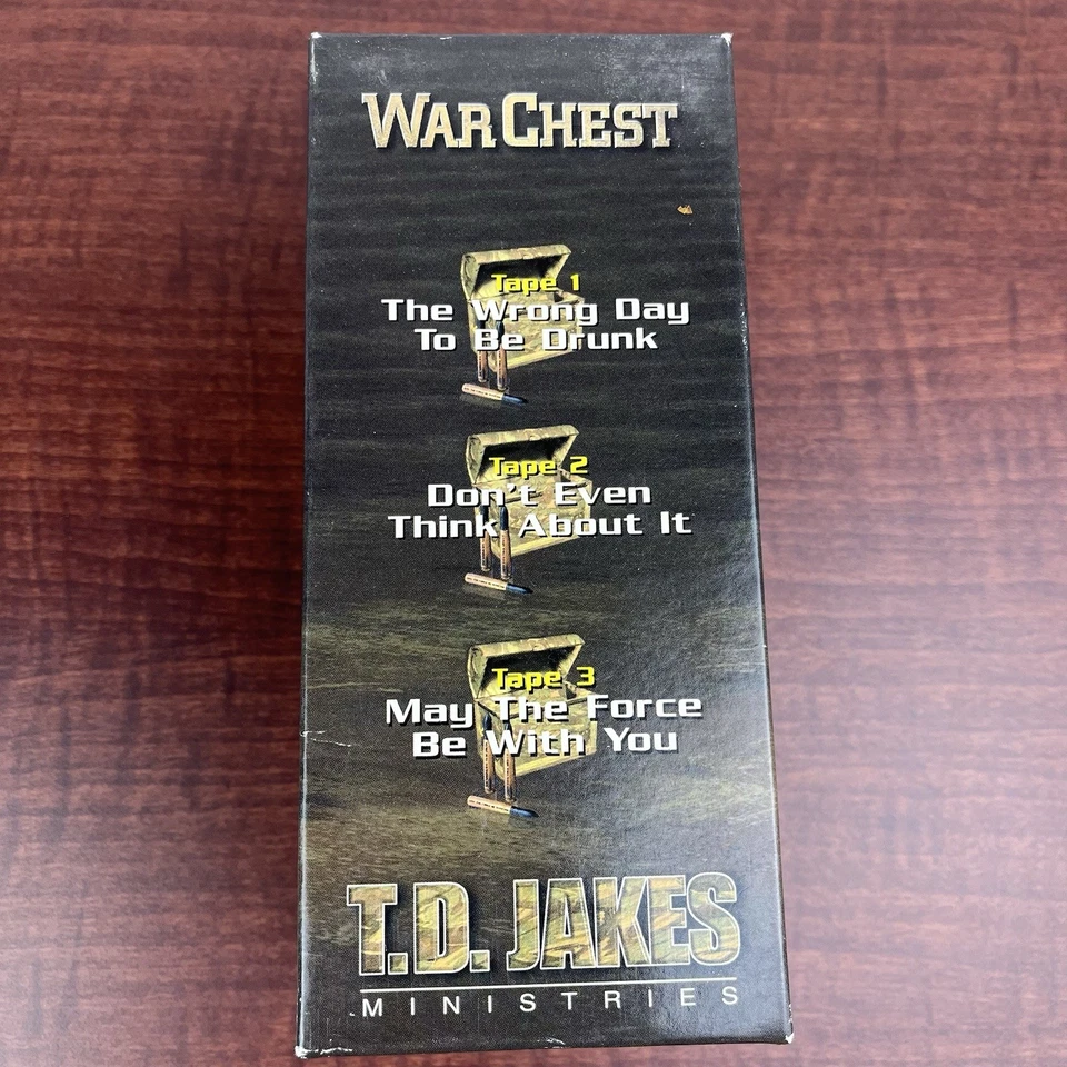Bishop T.D. Jakes War Chest Series VHS 3 Tape Series The Potters House - Image 4 of 4