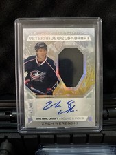 2025 BLACK DIAMOND ZACH WERENSKI VETERAN JEWELS OF THE DRAFT PATCH AUTO 49/49