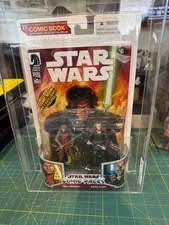 2009 Star Wars Comic Packs #11 Qel-Droma & Exar Kun HIGHEST GRADED AFA = RARE