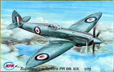 MPM 1/72 Spitfire PR.Mk. XIX 1/72 scale model kit w photoetch RAF or Swedish New