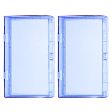 2Pcs Durable Plastic Outlet Cover Waterproof Self-Adhesive Double Switch Guard