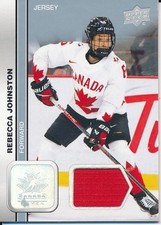 2023 Team Canada Juniors #51 Rebecca Johnston Jersey Relics Base Parallel