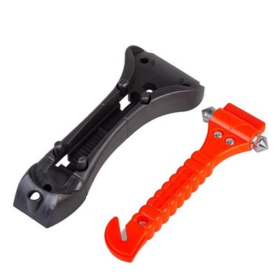 2-in-1 Notfallhammer mit Gurtschneider, Auto Nothammer mit Quick-Click-System