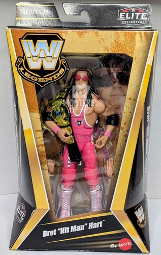 WWE WrestleMania Elite Collection Action Figure Bret Hit Man Hart 15 cm - Pinocchio Toys
