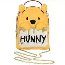 New With Tags Bioworld Winnie the Pooh Cartoon Character Honey Pot Wristlet Bag