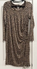 Ingrid and Isabel maternity Leopard Print Dress Size M