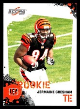 2010 Score #353 Jermaine Gresham Cincinnati Bengals Rookie