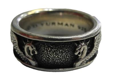 9,75 David Yurman Sterling Silber Drachen Ring 925 Ecoinsales
