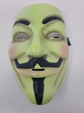Rubie's V for Vendetta Deluxe Mask Adult Unisex One Size Beige Black
