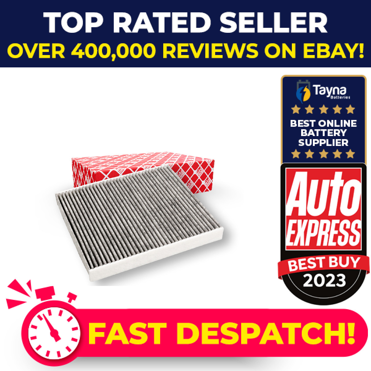 Pollen / Cabin Filter fits VW T-CROSS C11 1.0 1.5 1.6D 2018 on 2Q0819653 Febi