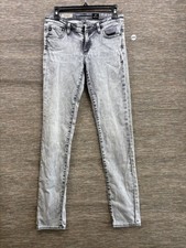 AG Adriano Goldschmied The Legging Super Skinny Jeans Womens 28R Gray Light Wash