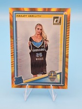 2025 Panini Donruss WNBA - Rated Rookie Hailey Van Lith #88 Orange Laser /199